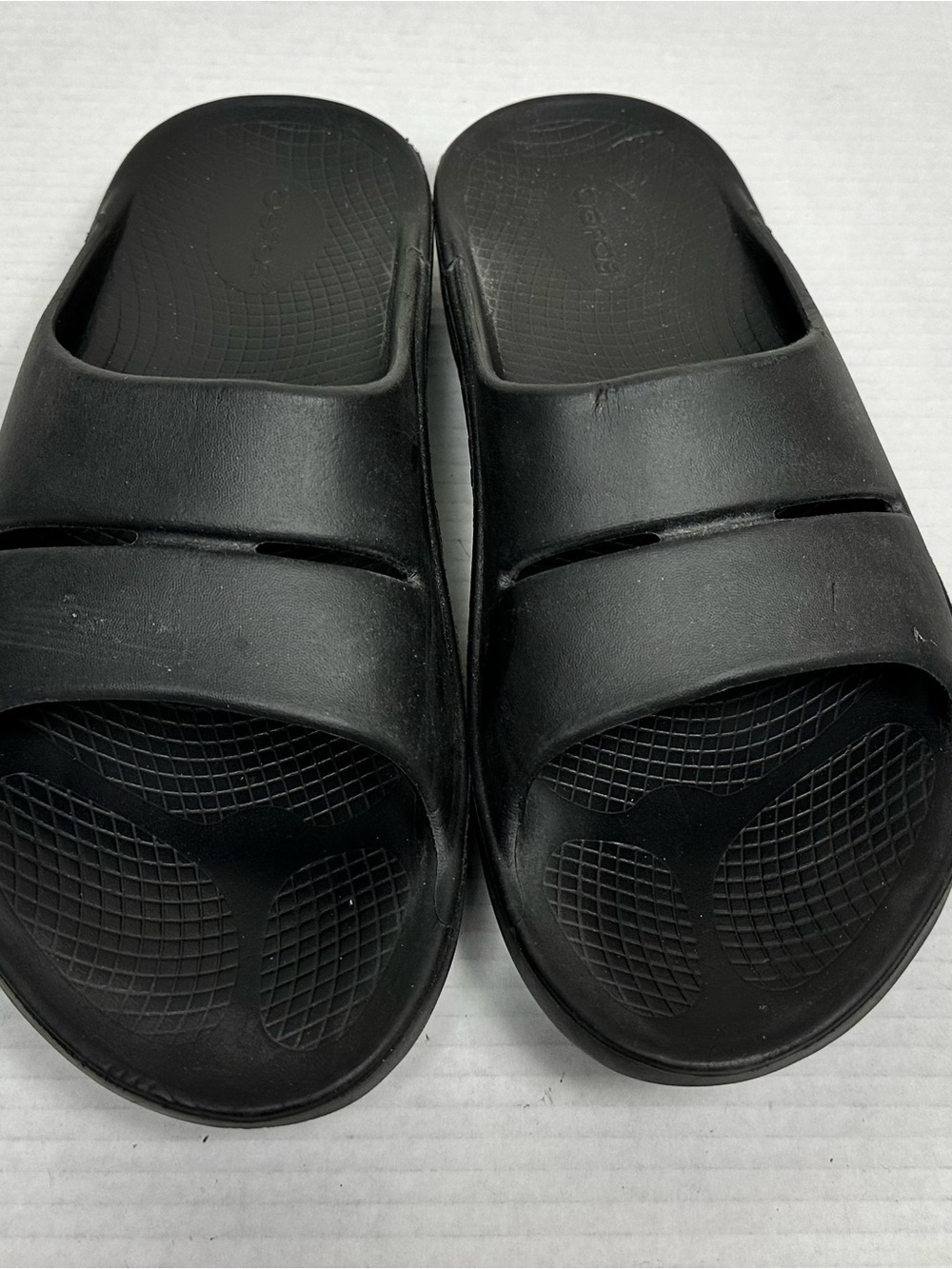 OOFOS OOahh SLIDE UNISEX Slip-On Slide Sandals - Cushioned Comfort Size 9.0